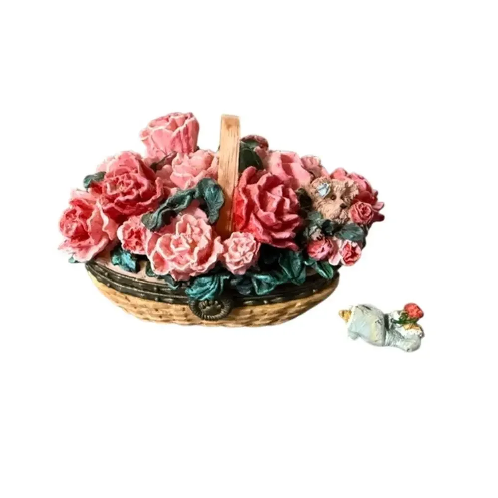 Uncle Beans Treasure Boxes - Peony Basket w/ Petal - 392158LB - 2005
